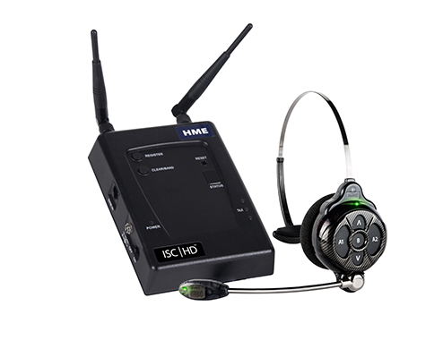 In-store headset and base station