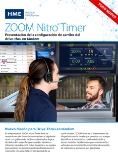 ZOOM Nitro® Drive-Thru Optimization System