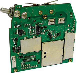 HME drive-thru repair on a circuit board