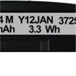 Date code on a battery