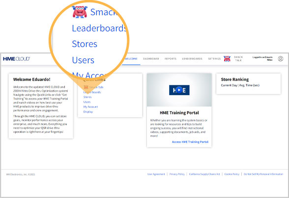 HME CLOUD – Changing Restaurant Names - Step 1