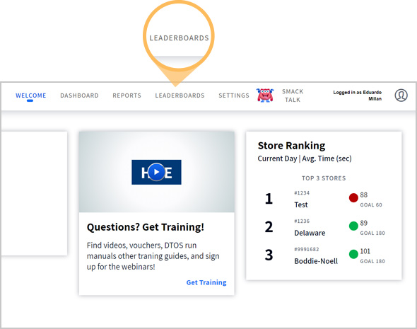 Manage Announcements Settings on the ZOOM Nitro™ Leaderboard - Step 2